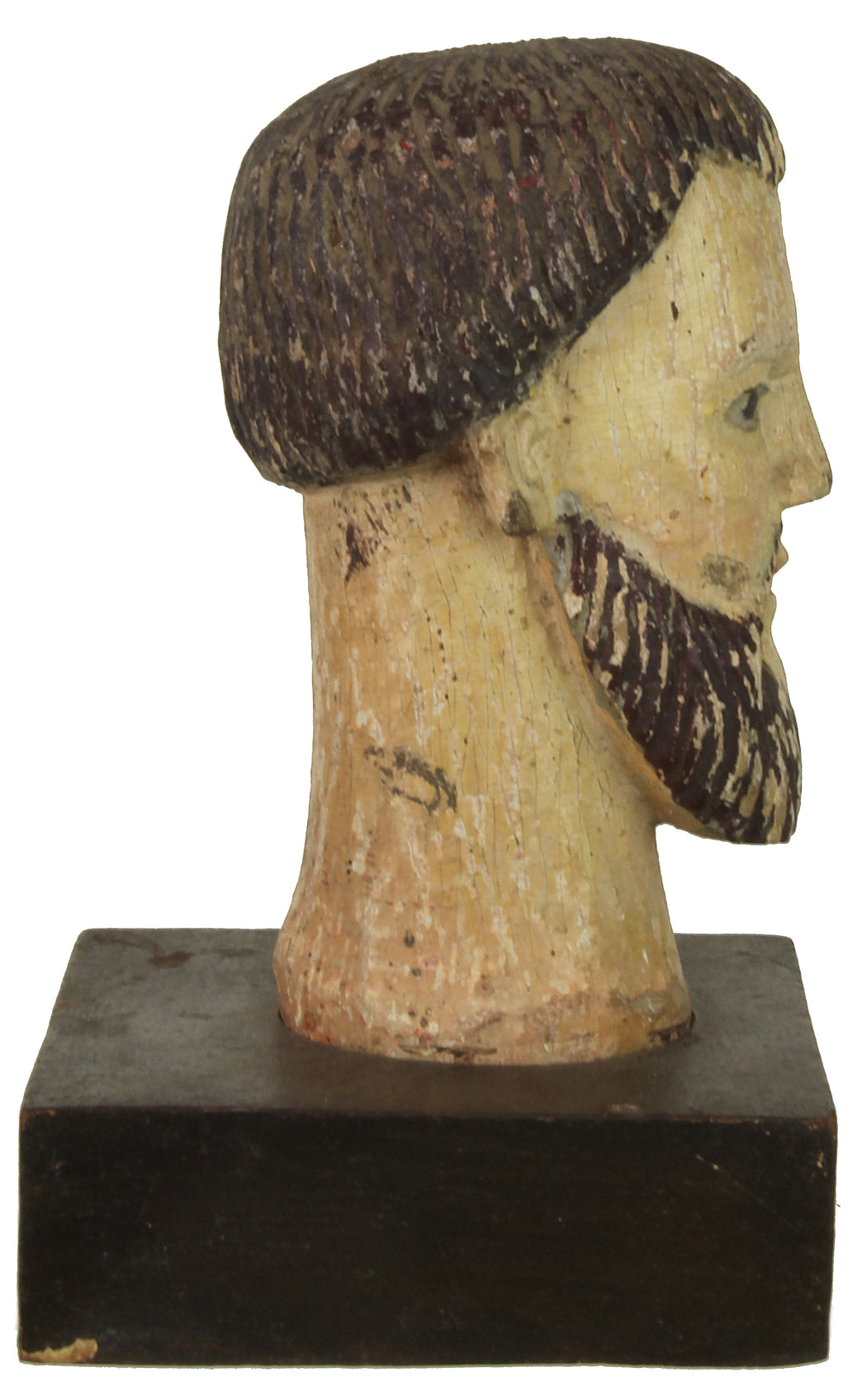 Antique Vietnamese Saint Figure Head | 4.75" - Niger Bend