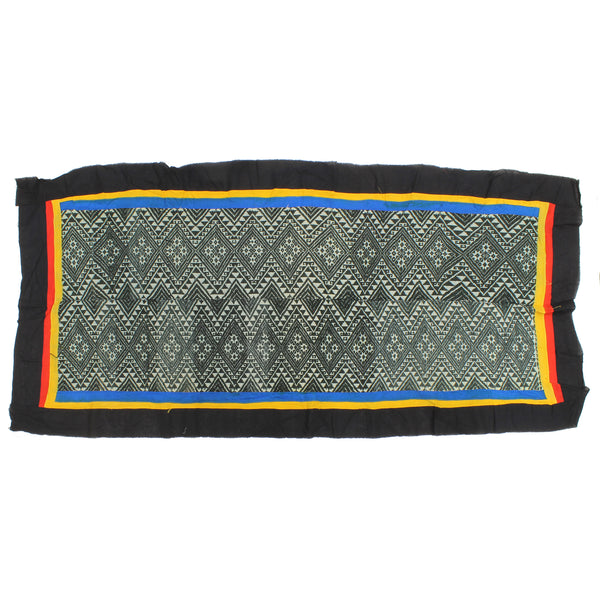 Vintage Muong Textile Blanket from Vietnam | 66" x 31" - Niger Bend