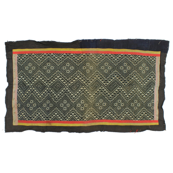 Vintage Muong Textile Blanket from Vietnam | 53" x 30" - Niger Bend