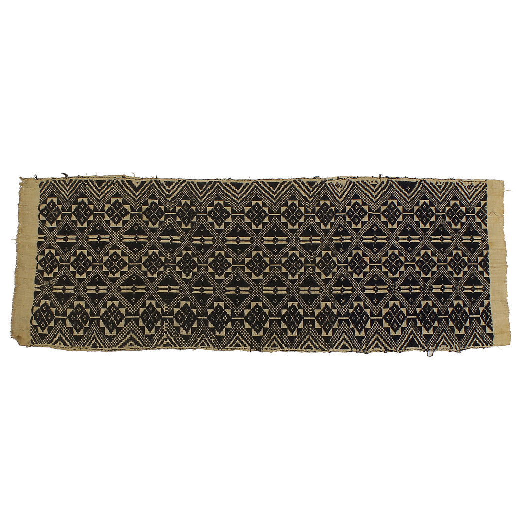 Vintage Muong Textile Blanket from Vietnam | 40" x 14.5" - Niger Bend
