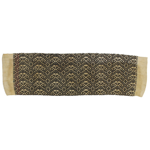 Vintage Muong Textile Blanket from Vietnam | 67" x 19" - Niger Bend