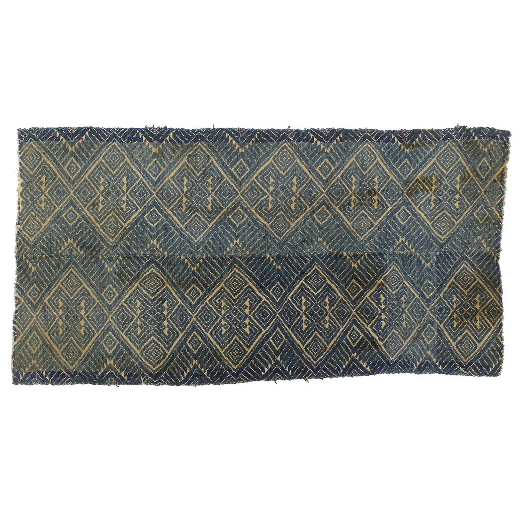 Vintage Muong Textile Blanket from Vietnam | 49" x 24" - Niger Bend