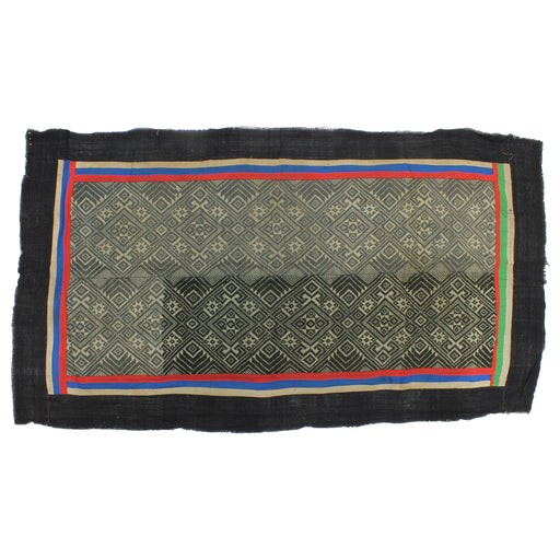 Vintage Muong Textile Blanket from Vietnam | 61" x 34" - Niger Bend