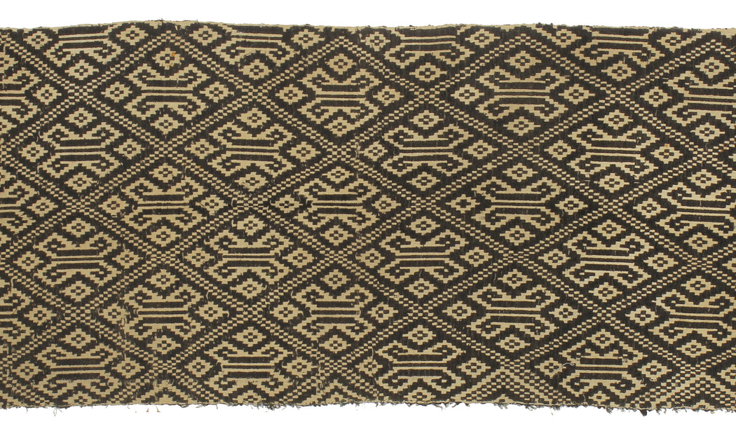 Vintage Muong Textile Blanket from Vietnam | 62" x 14" - Niger Bend