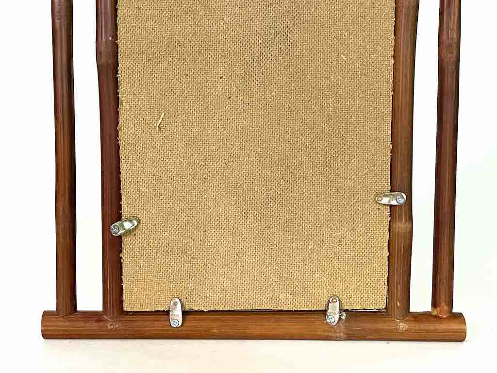 Bamboo Long Vertical Rectangular Picture Frame - Open Sides Design | 4 sizes