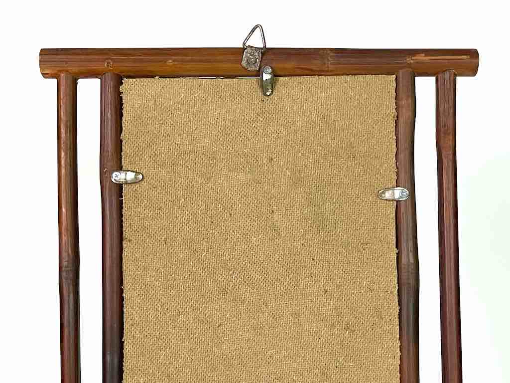 Bamboo Long Vertical Rectangular Picture Frame - Open Sides Design | 4 sizes