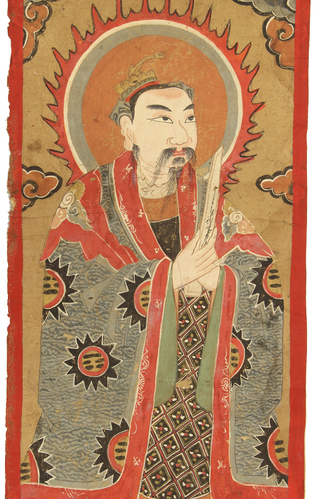 Yao (Mein) Antique Shaman Ceremonial Painting | 44" - Niger Bend