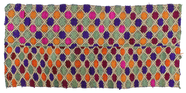 Vintage Tay Silk Internal Panels from Vietnam | 58" x 27" - Niger Bend