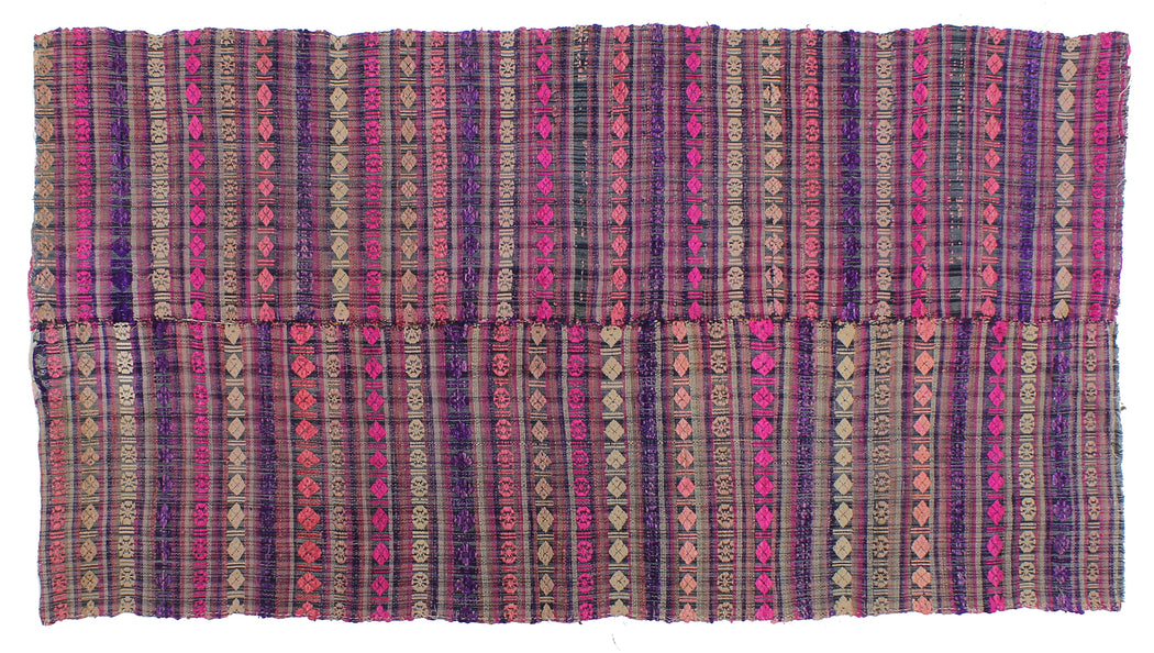 Vintage Tay Silk Internal Panels from Vietnam | 53" x 28" - Niger Bend