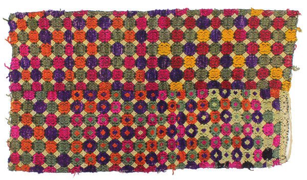 Vintage Tay Silk Internal Panels from Vietnam | 51" x 28" - Niger Bend