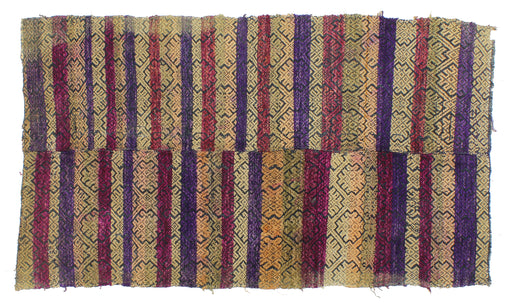 Vintage Tay Silk Quilt from Vietnam | 51" x 29" - Niger Bend