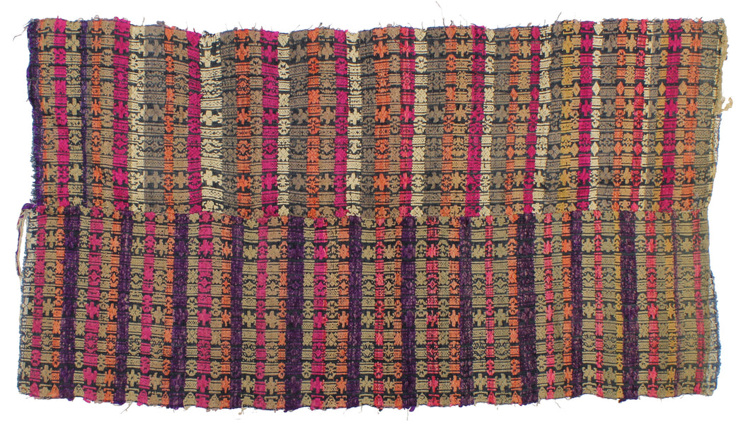 Vintage Tay Silk Internal Panels from Vietnam | 51" x 28" - Niger Bend