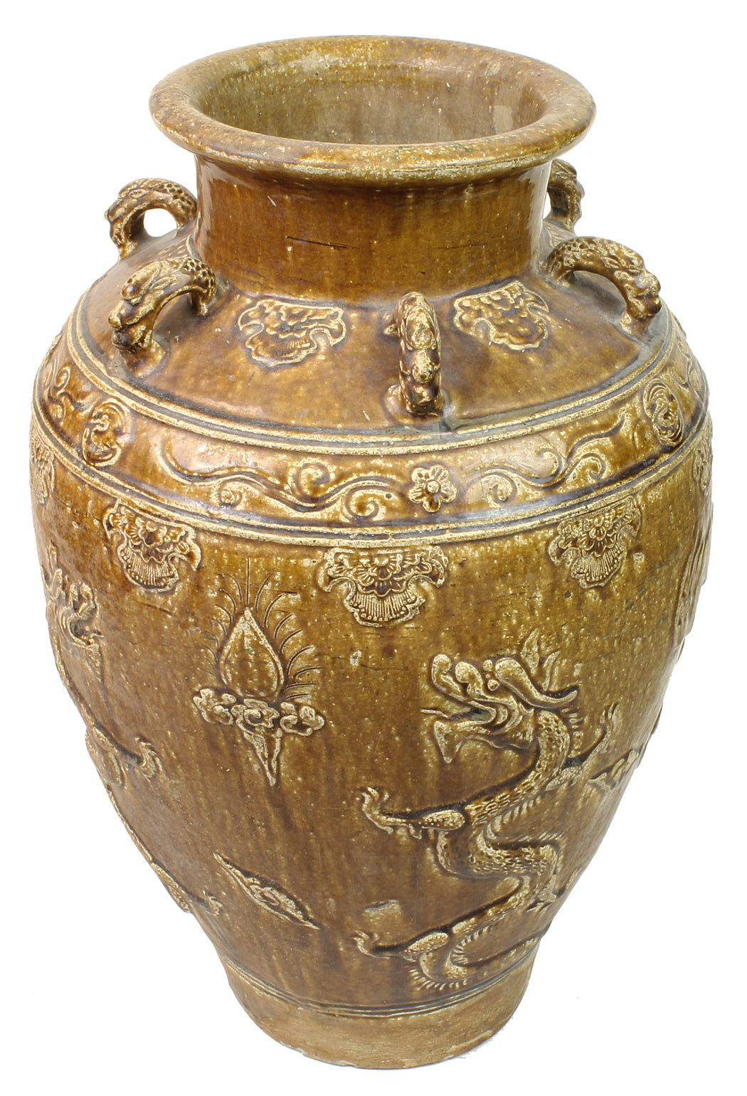 Rare Beautiful Antique Vietnamese Pot - Niger Bend