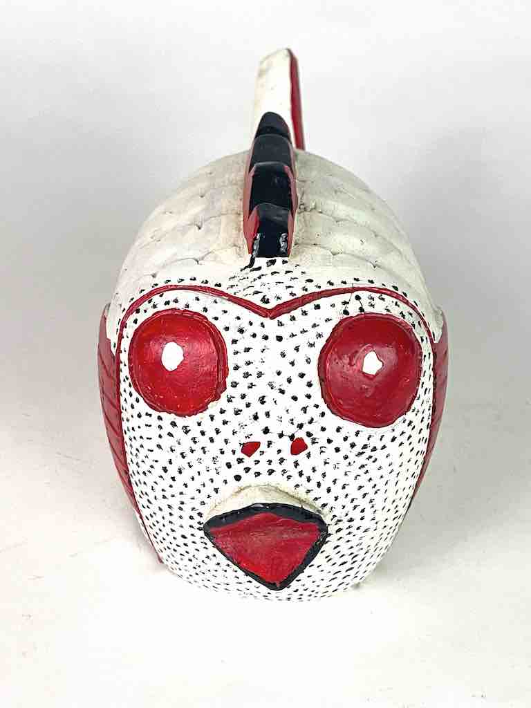 Bozo White Fish Puppet Sculpture | 10"