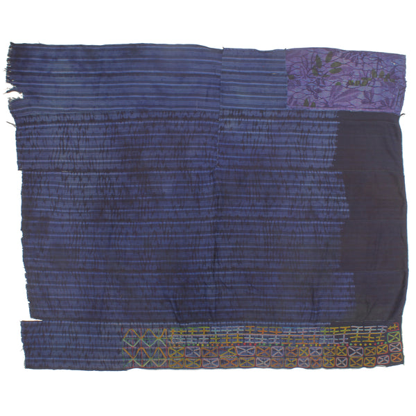 Vintage Wodaabe Textile of Nigeria | 55" x 44" - Niger Bend