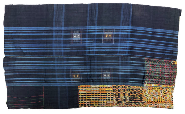 Vintage Wodaabe Textile of Nigeria - 78" x 47" - Niger Bend
