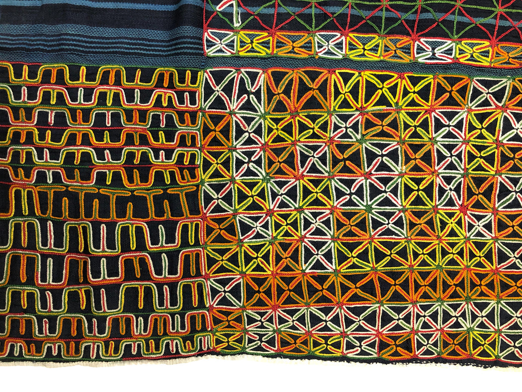 Vintage Wodaabe Textile of Nigeria - 78" x 47" - Niger Bend