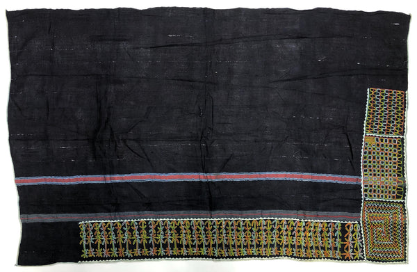 Vintage Wodaabe Textile of Nigeria - 49" x 31" - Niger Bend