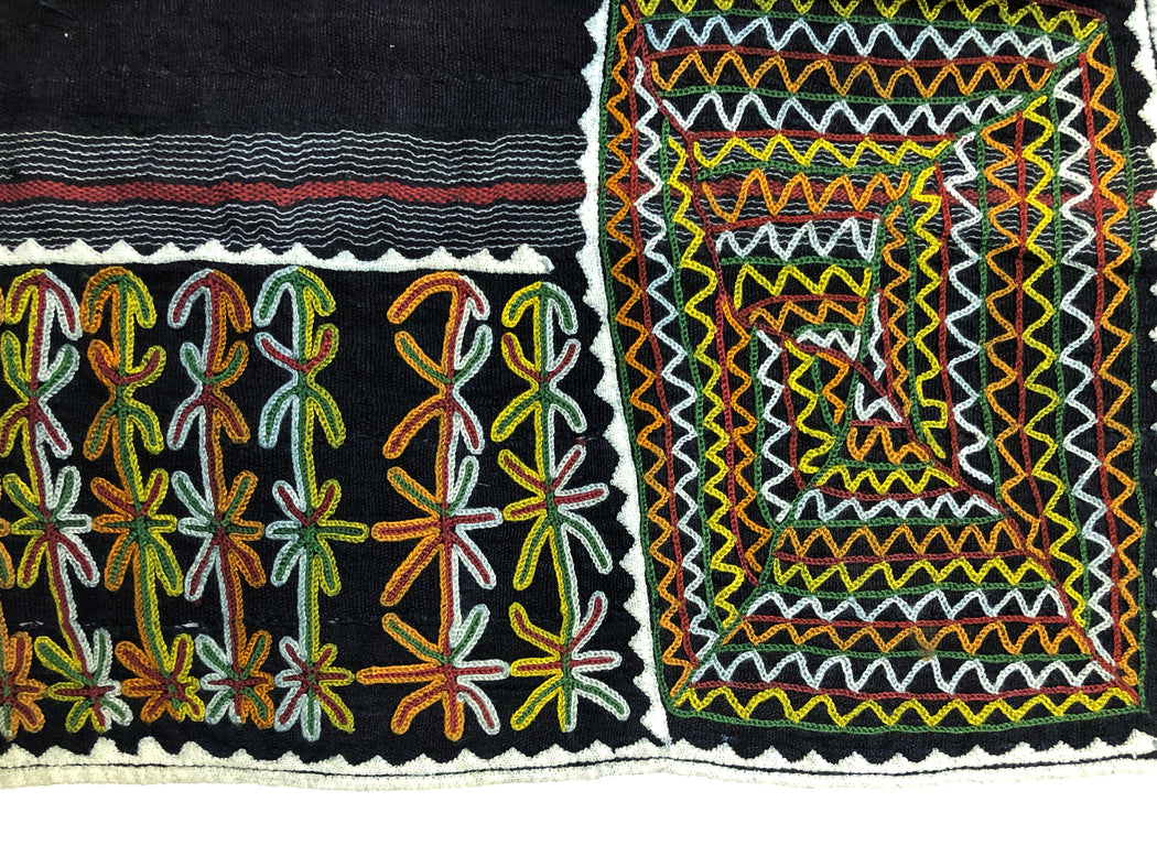 Vintage Wodaabe Textile of Nigeria - 49" x 31" - Niger Bend