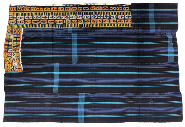 Vintage Wodaabe Textile of Nigeria - 54" x 37" - Niger Bend