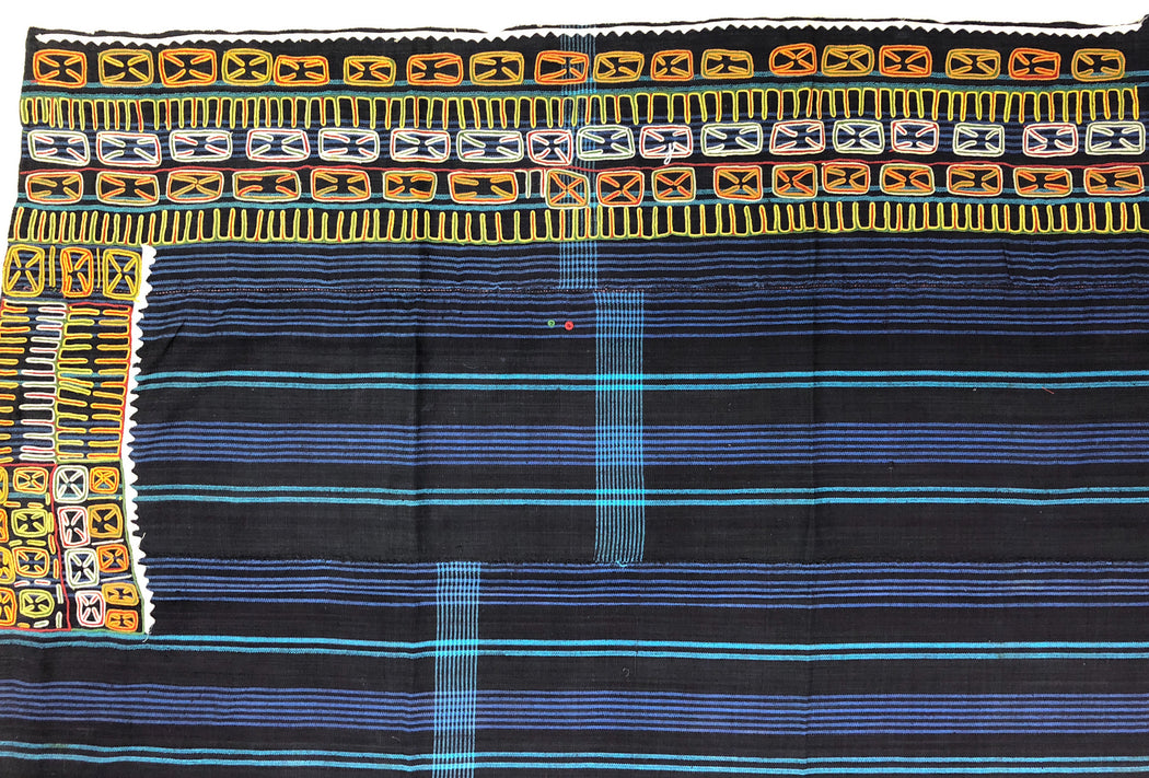 Vintage Wodaabe Textile of Nigeria - 54" x 37" - Niger Bend