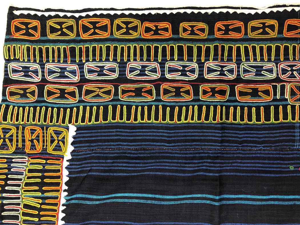 Vintage Wodaabe Textile of Nigeria - 54" x 37" - Niger Bend