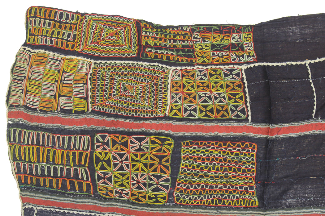 Vintage Wodaabe Textile of Nigeria - 41" x 28" - Niger Bend