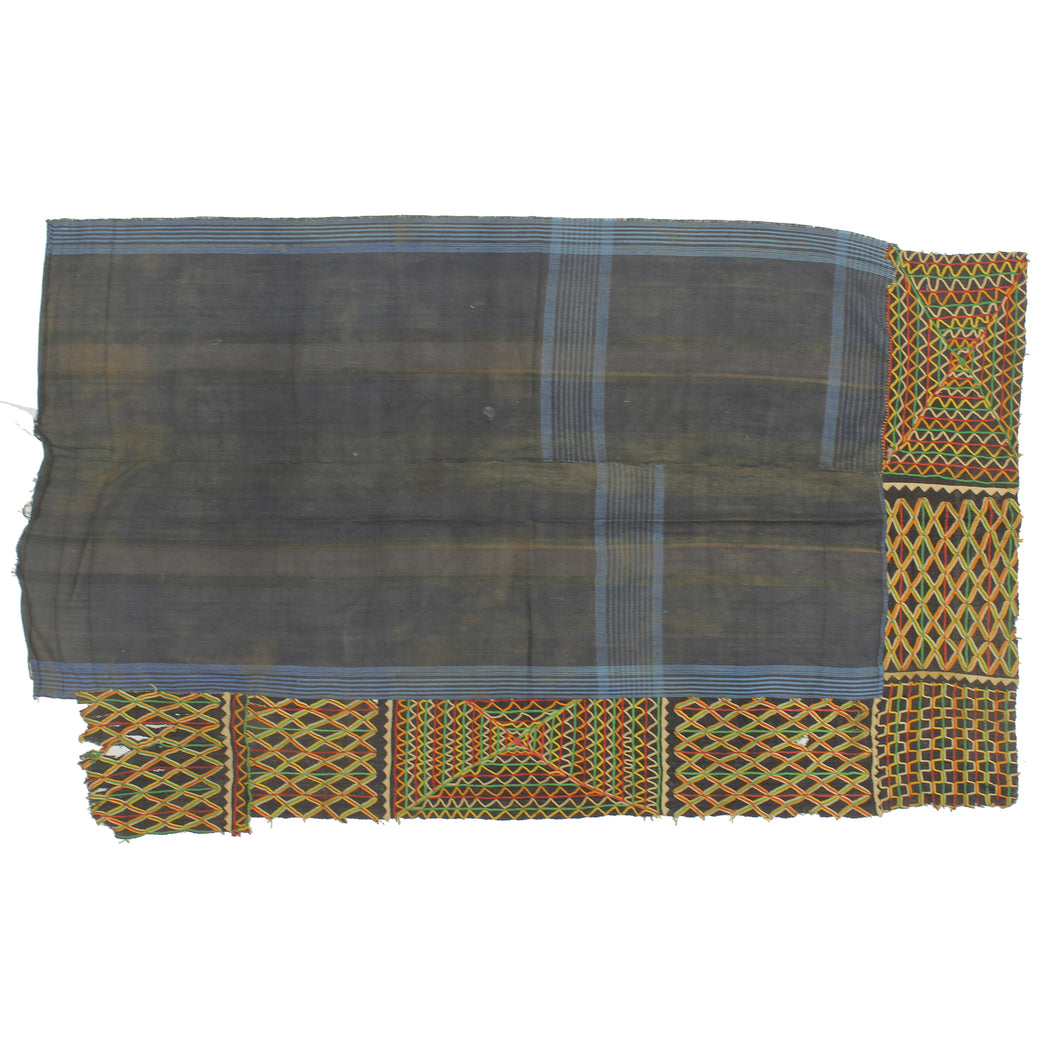 Vintage Wodaabe Textile of Nigeria - 42" x 25" - Niger Bend