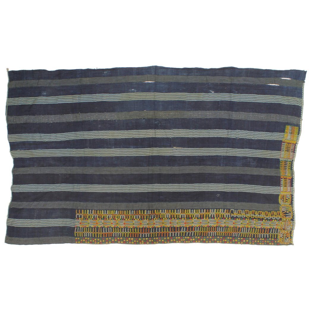 Vintage Wodaabe Textile of Nigeria - 56" x 33" - Niger Bend