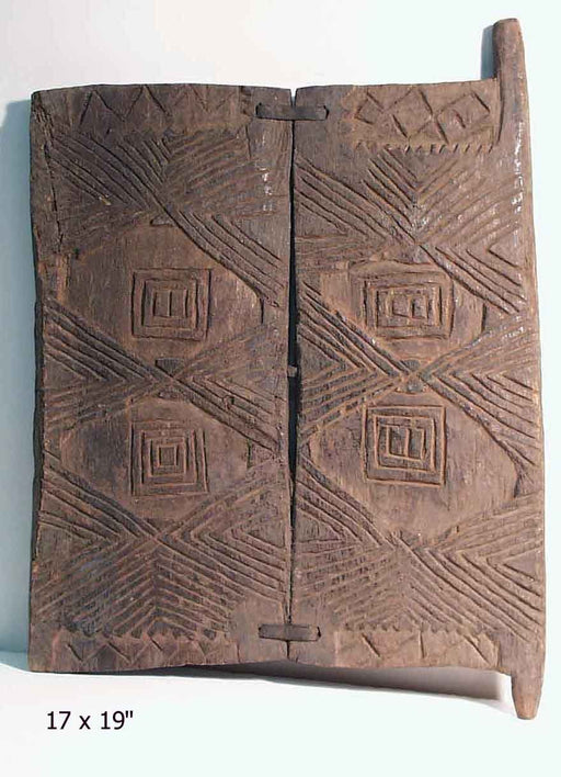 Small old granary door