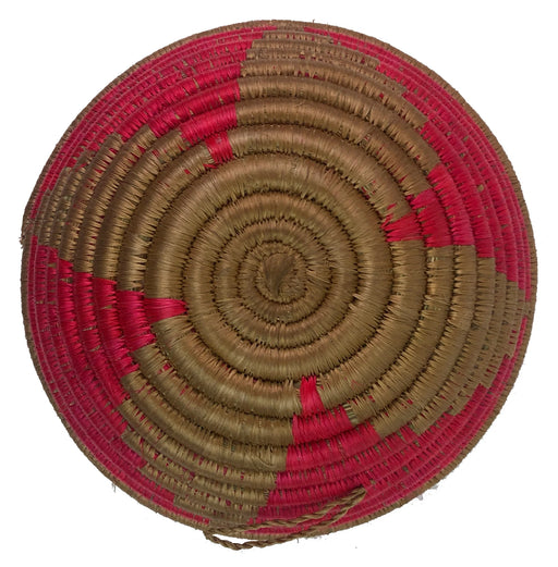 Table Basket | Coil Basket | Wall Basket | Wall Art | Fruit Bowl | Decor Basket | Patterned Handwoven African Sisal Basket | Small ~7.5"