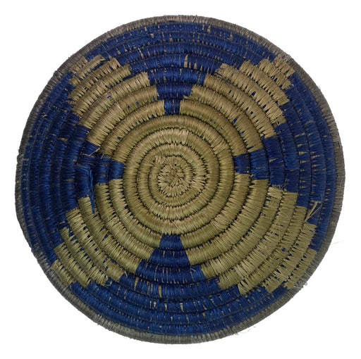 Table Basket | Coil Basket | Wall Basket | Wall Art | Fruit Bowl | Decor Basket | Patterned Handwoven African Sisal Basket | Small ~7.5"