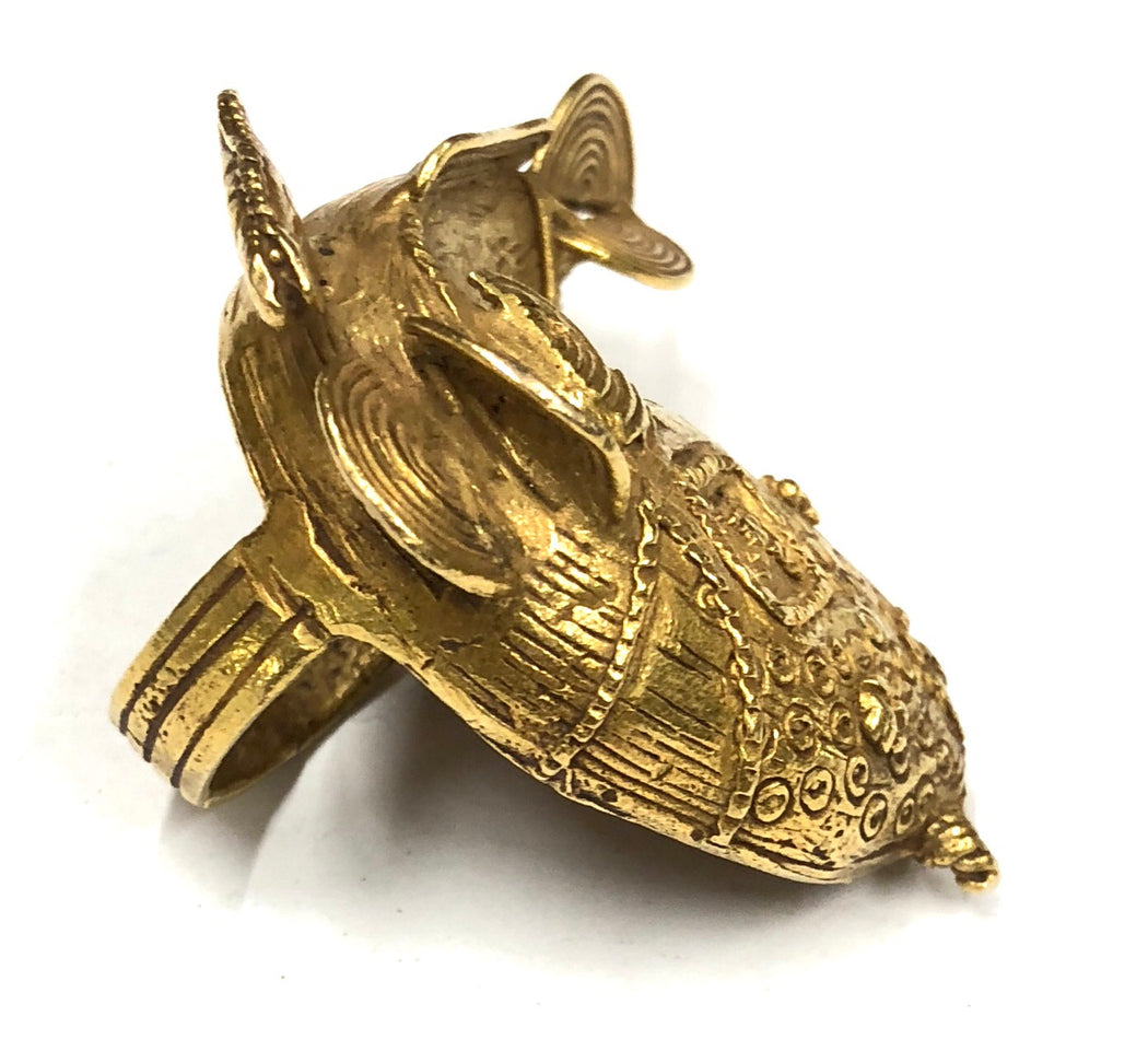 Gold Mud Fish Ring - Niger Bend