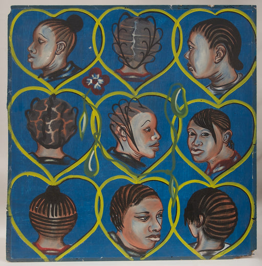 Large multiple head beauty salon sign