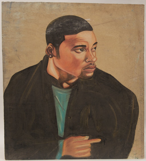 Commercial artist advertising sign – portrait