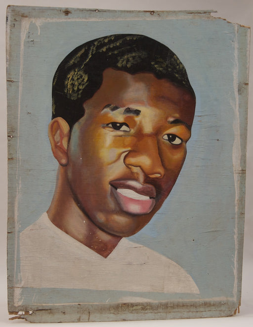 Commercial artist advertising sign – musician