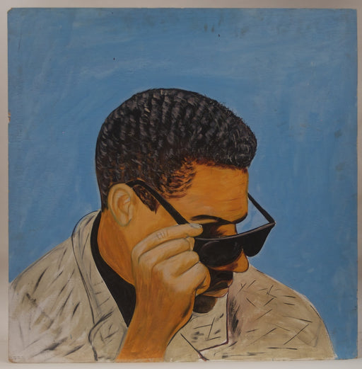 Commercial artist advertising sign – portrait