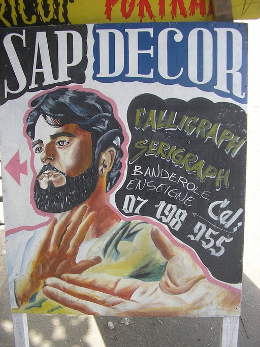 Commercial art – very large sign