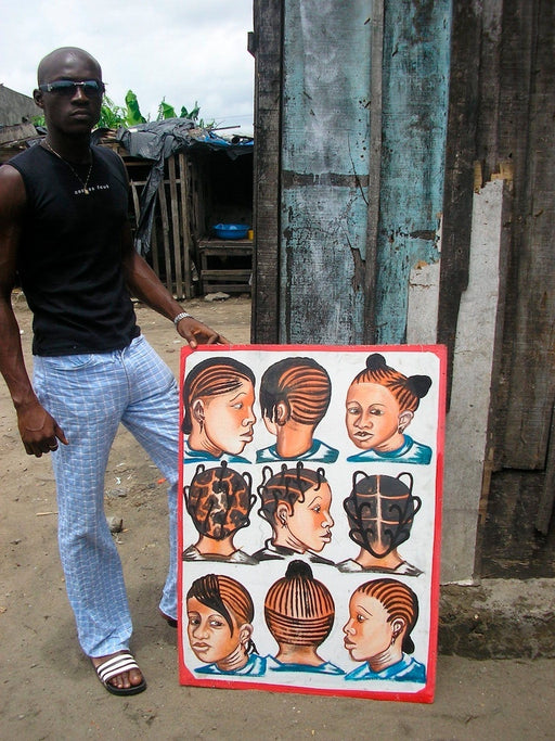 Large multiple head beauty salon sign