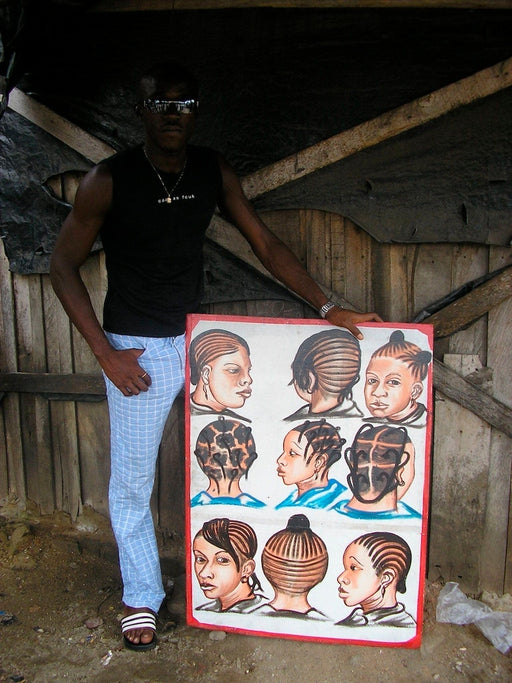 Large multiple head beauty salon sign