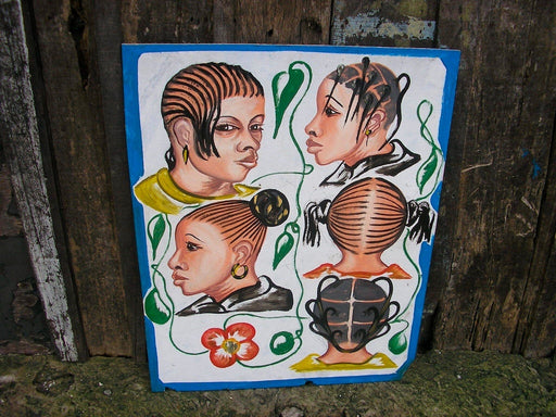Large multiple head beauty salon sign
