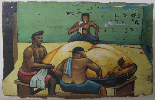 Commercial art – sharing a meal