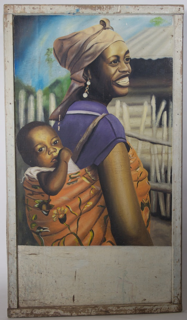 African woman commercial art