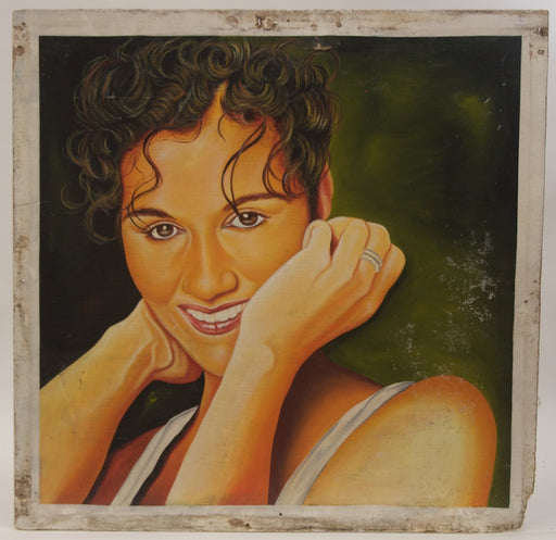 Commercial artist advertising sign – musician